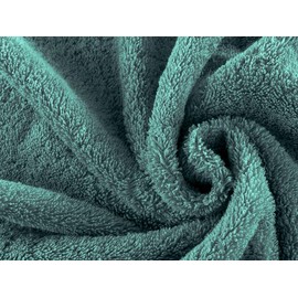 herzbach home Guest Towels Set of 3, 30 x 50 cm (Ocean Green) - High Quality, Soft & Absorbent Guest Towels in Premium Quality - 100% Natural Cotton