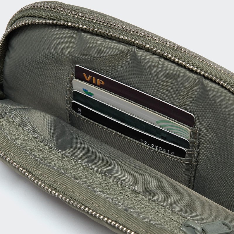 Pander Everywhere Belt Bag for Women, 5 Zipper Pockets RPET
