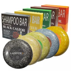 H2PRO 미국브랜드 H2PRO 샴푸바 5종모음 마룰라 아르간 [시어버터] H2PRO Shampoo Bar Collection 5 Types Marula Argan [Shea Butter]