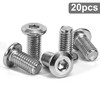 Tunejoy Pack of 20 Flat Head Screws M8 x 12