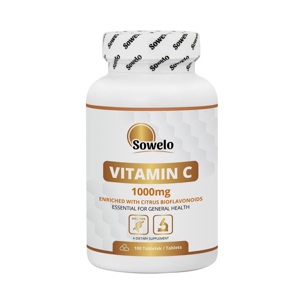 Sowelo Vitamin C I 1000 mg I with Citrus Bioflavonoids