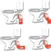 Wirquin 70718863 Angled Toilet Pipe Suitable for Almost All Standing