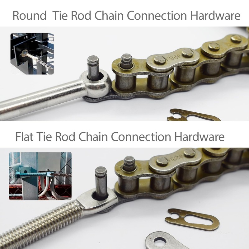 Automatic Gate Opener Tie Rod Chain Connection Hardware,Sliding Gate Roller