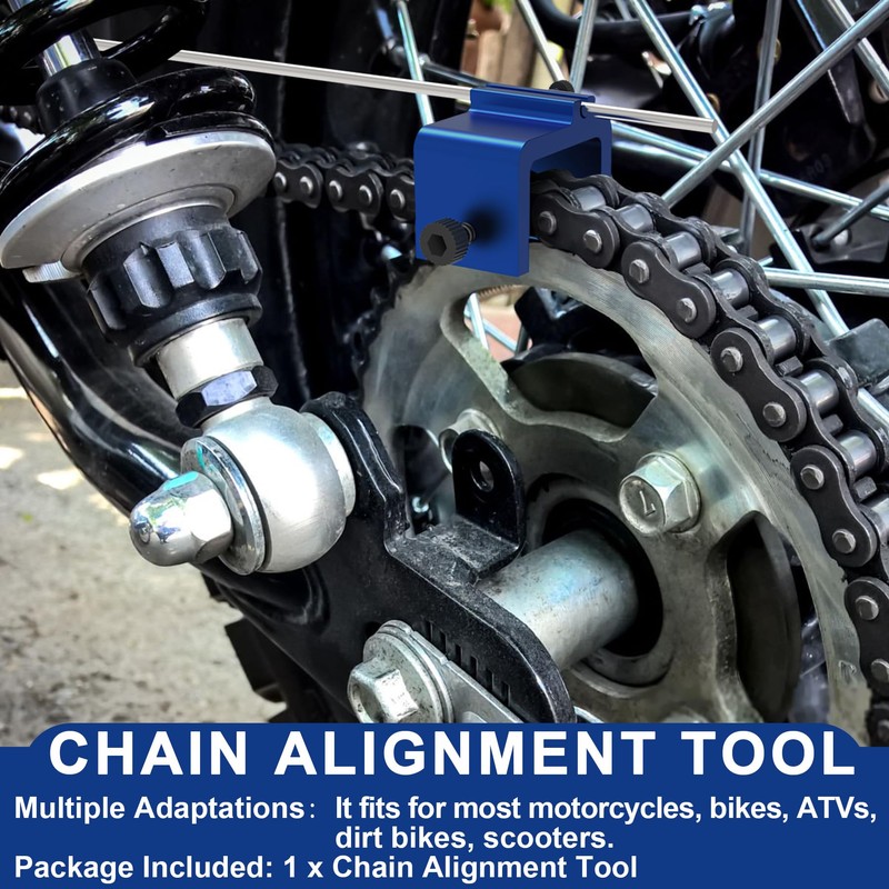 SPEPY Motorbike Chain Alignment Tool Quick Accurate Repair Accessories Tool