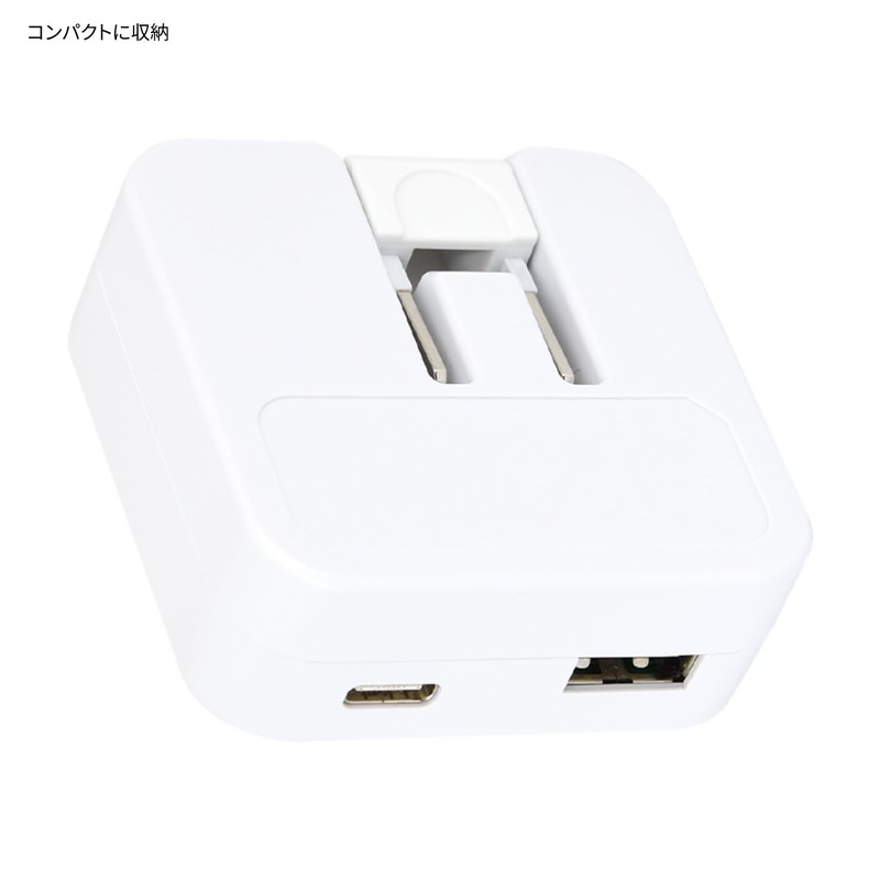 Gourmandies CK-03F Chiwa, USB/USB Type-C AC Adapter, Kurumanju