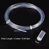 sourcing map PMMA Side Glow Fibre Optic Cable 3 mm