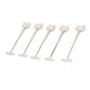 Agatige 100Pcs Replacement Steel Needles, Leveler Replaceable Pin T-Pins Reusable