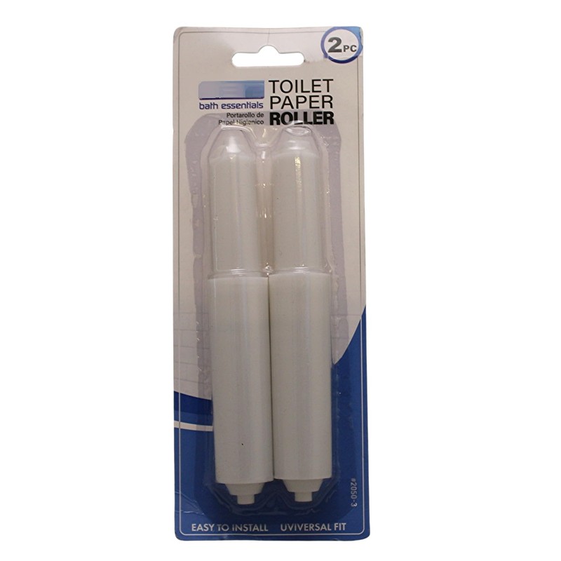 2-Pack Toilet Paper Roller – Spring Loaded Replacement Spindle, Durable