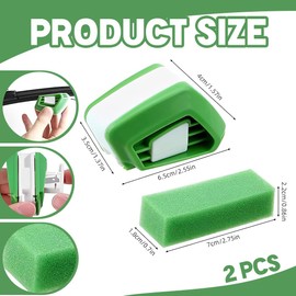 XOXVURI 2 Stück Windscreen Wipers Cutter Sharpener 2 Sponges Cleaning Cloths Car Windscreen Wiper Scheibenwischer Restaurator Car Wiper Recutter Wiper Blade Repair For Car Suv