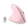 Left Handed Mouse, Ergonomic 2.4GHz Vertical Optical Wireless Mouse with