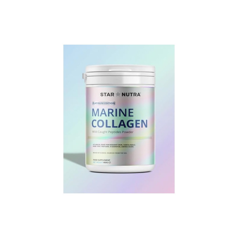 Marine Collagen Powder 400g | Wild-Caught Hydrolysed Type I Peptides