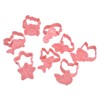 Plastic Cookie Cutters Sea Animal Pattern 3D Cartoon Baking Pressable