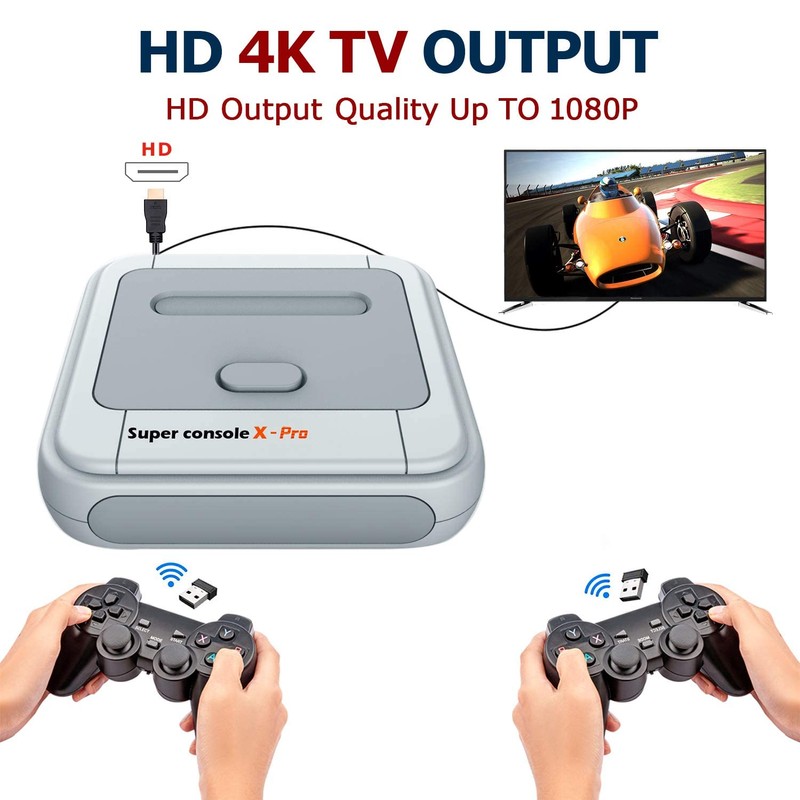 Kinhank Retro Game Console,Super Console X PRO Emulator Console with