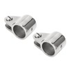 2PCS Bimini Top Jaw Slides 316 Stainless Steel Removable Hinged