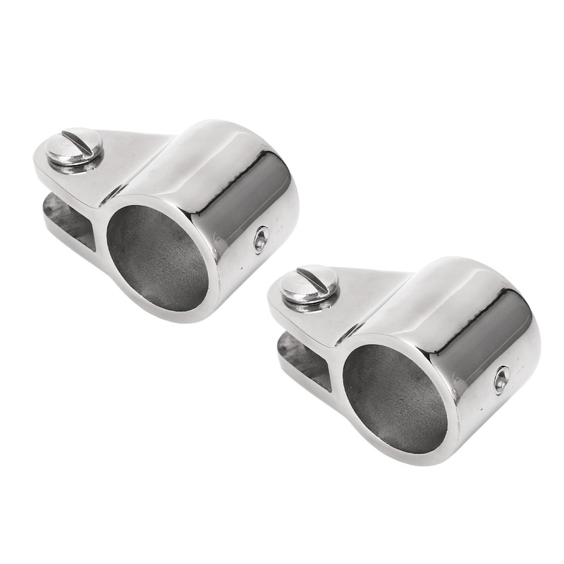 2PCS Bimini Top Jaw Slides 316 Stainless Steel Removable Hinged