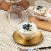 Single Clear Individual Cupcake Box-50 Plastic Single Individual Cupcake Containers