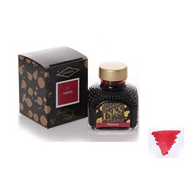 Diamine Fountain Pen Ink, 80 ml Bottle, Maroon