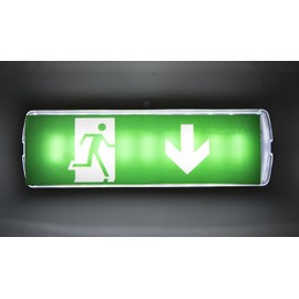 LED emergency light, emergency lighting, exit emergency exit, escape route light, emergency light, escape route