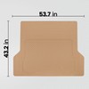 BDK Heavy Duty Rubber Cargo Mat Liner - All-Weather Trunk