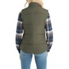 Legendary Whitetails Women's Plus Size Quilted Toggle Puffer Vest, Army,