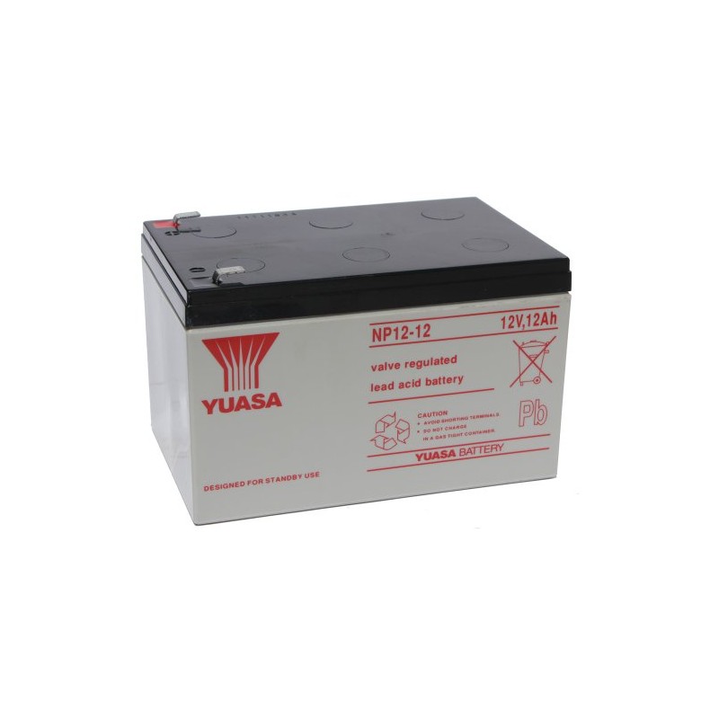 Yuasa NP12-12 12Ah 12V battery (151mm*98mm*97.5mm) All kinds of applications.