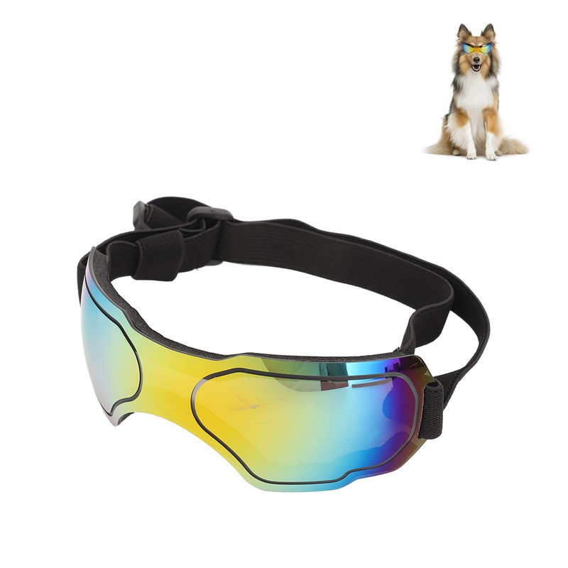 Dog Goggles Wind and UV Protection Pet Glasses Dustproof Sunglasses