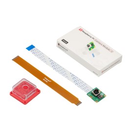 Arducam for Raspberry Pi Camera Module 3 Wide, 120°(D) IMX708 Autofocus Pi Camera V3 with Acrylic Case, 15cm 15-22 Pin FFC Cable