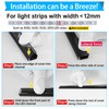 Muzata 20Pack 3.3FT/1M LED Channel Black Aluminum U Shape LED