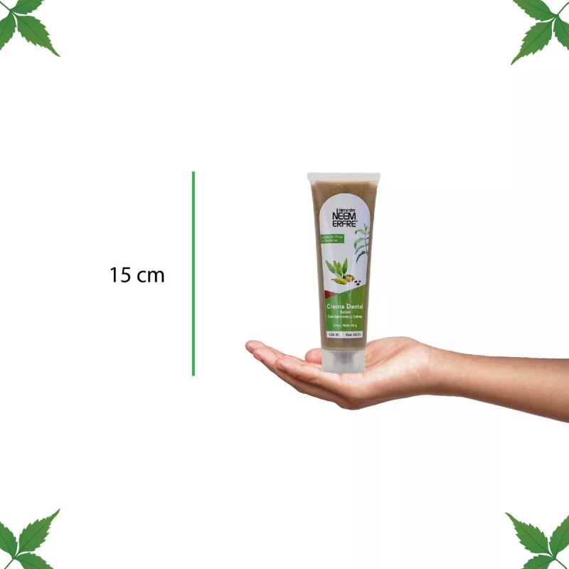 Bienestar Neem Erfre Crema Dental Natural Sabor Cardamomo Y Salvia