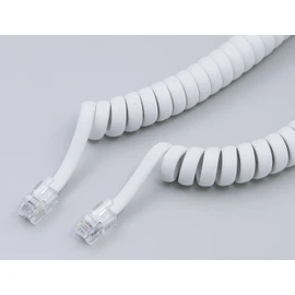 ELPA TEW-J003 Telephone Wire 4 Poles 4 Core for TEL Handset Cord 0.3m