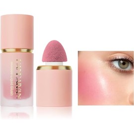 Maquillaje rubor líquido en crema gel para mejillas, suave, ligero y transpirable, de larga duración, Rubor En Crema Mate, Rubor Líquido Para Mejillas, Iluminador De Contorno Maquillaje Para Mujeres Todo El Día (01#)