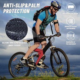 Workout Gloves, Lightweight Fitness Gloves with Full Palm Protection and Excellent Grip for Men Women, Weight Lifting Gloves for Cycling Pull ups Exercise (Thin padding-white skeleton, X-Large)