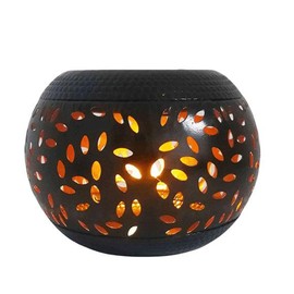 Hollow Solar Table Light Waterproof Solar Lamps for Garden Solar Table Light for Outdoor Garden ABS Outdoor Table Lamp, B