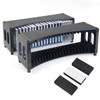 alavisxf xx CD Storage Rack, Upgrade 2 Pack Stackable ABS