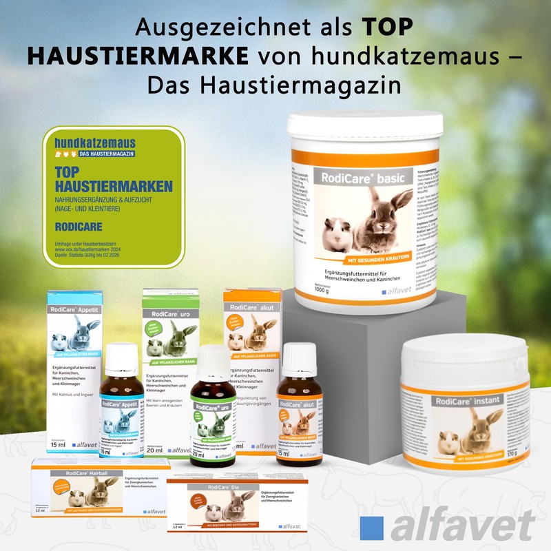 alfavet RodiCare Immune, Double Pack, Immune Strengthening for Rabbits, Guinea