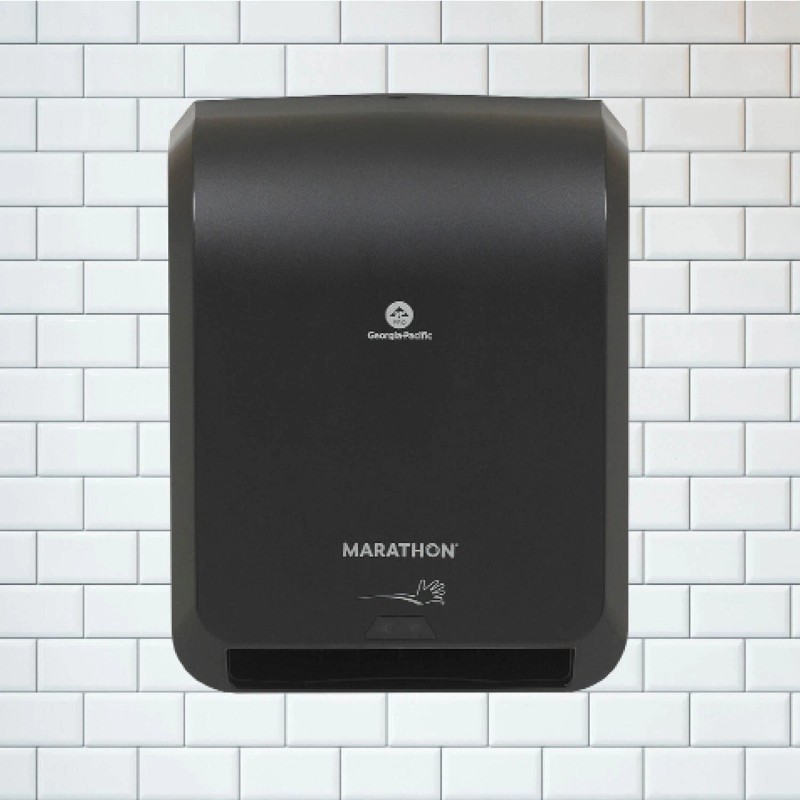 Marathon Automated Hardwound Paper Towel Dispenser, Black