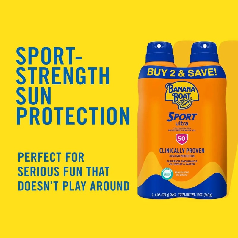 Protectores Solares 3pzs Banana Boat Sport Spf50 227g 236ml