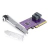 10Gtek® PCIe 3.0 X8 to SFF-8643 Adapter for U.2 SSD,