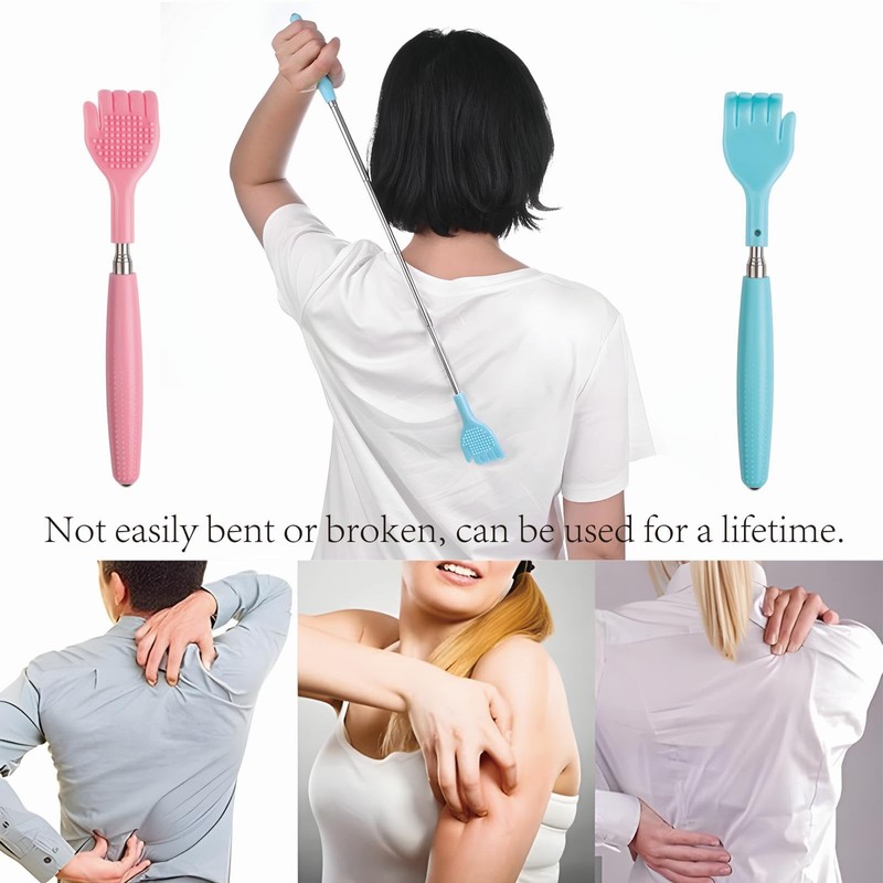 DOKLY Back Scratcher, 2 Pcs Scratch Itching Rake, Back Massager,
