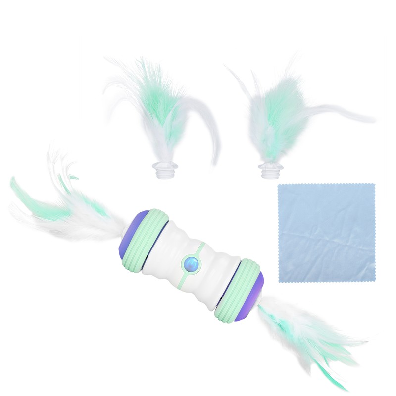 Electric Cat Teaser USB Rechargeable Auto Rotating Cat Toys with