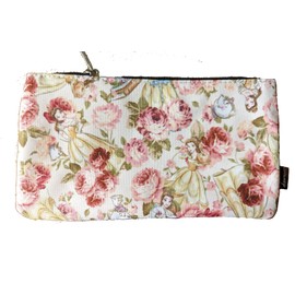 Loungefly Belle Character Floral AOP Cosmetic Pouch