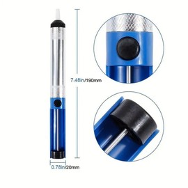 3 Pack Desoldering Pump, Solder Remover Tool, Solder Sucker Desoldering Vacuum Pump Manual Desoldering Suction Pump Soldering Accessories