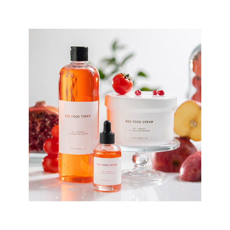 Graymelin (1+1)레드푸드 콜라겐 탄력 세럼 (모공탄력) (1+1) Red Food Collagen