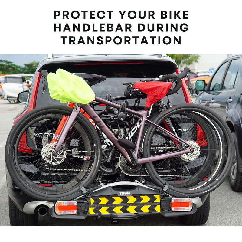 Vincita Waterproof Bicycle Handlebar Cover For Flat Handlebar L (60-70