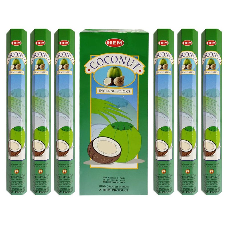 Coconut Incense Sticks and Incense Stick Holder Bundle Insence Insense