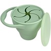 BraveJusticeKidsCo - Taza de ataque de botanas plegable de silicona