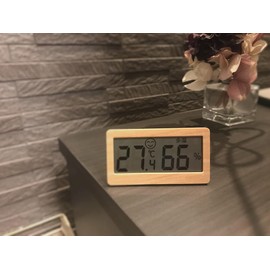 CRECER CR-2300J Wood Grain Digital Thermometer/Hygrometer