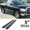 APS Running Boards 5in Black Compatible with Dodge Ram 1500
