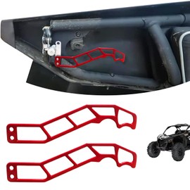 wejacker Door Handle Latches Kit Left & Right Compatible with Can am Maverick X3 2017-2025 with Doors(RED)