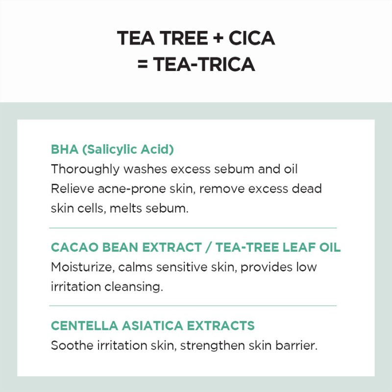 SKIN1004 Madagascar Centella Tea-Trica Bha Foam 125ml